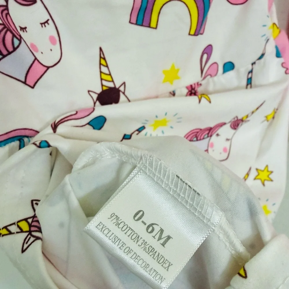 Pete + Lucy • Unicorn Outfit Pink and White